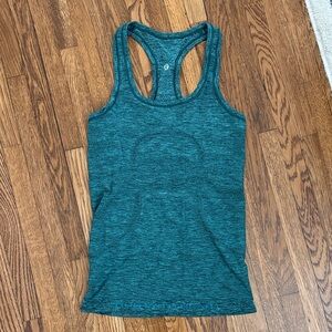 Lululemon Athletica Blue Racerback Tank Top